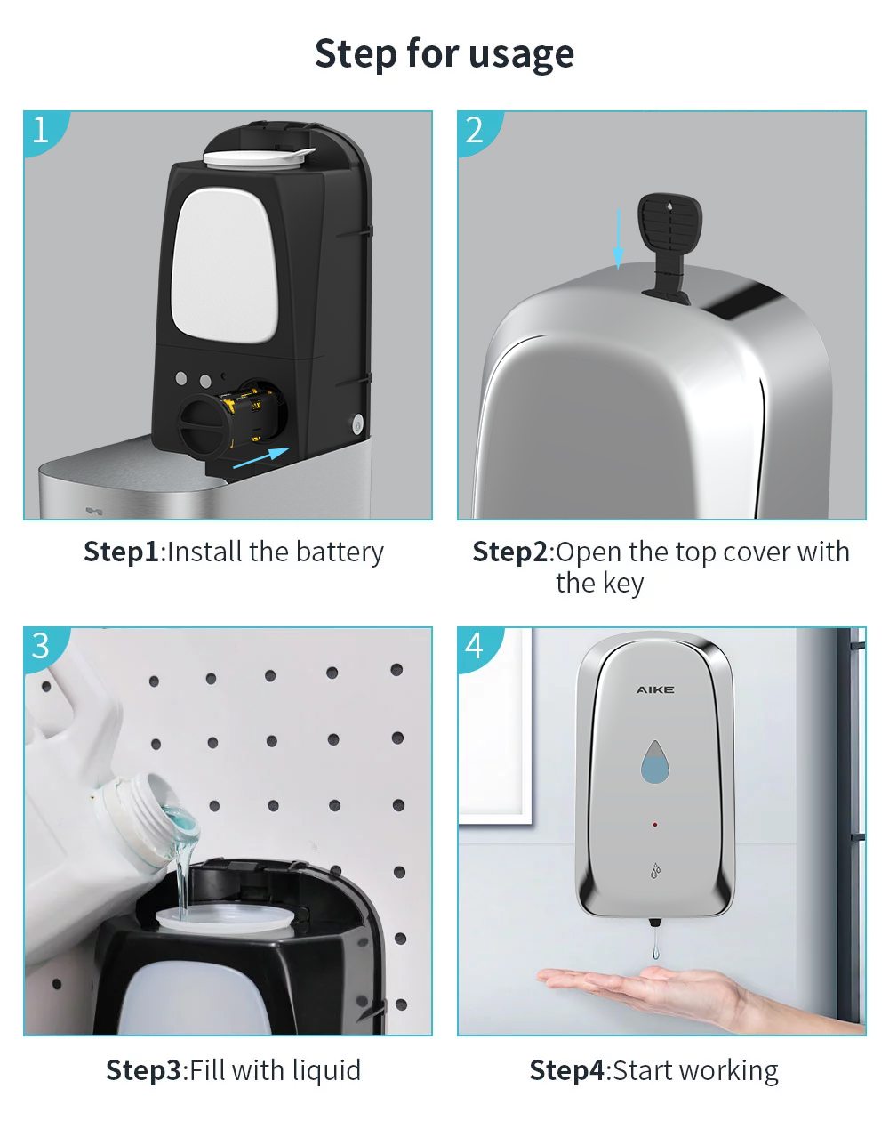 Automatic Liquid Soap Dispenser
