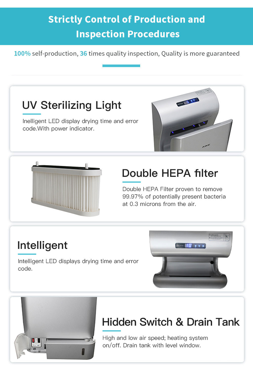 Dual Jet Hand Dryer