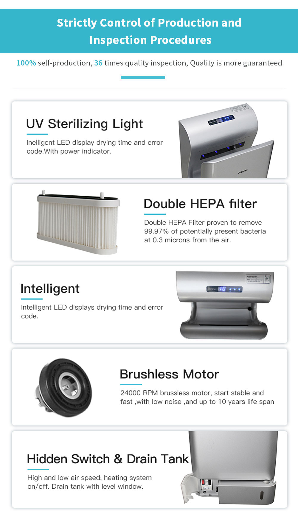 Dual Jet Hand Dryer
