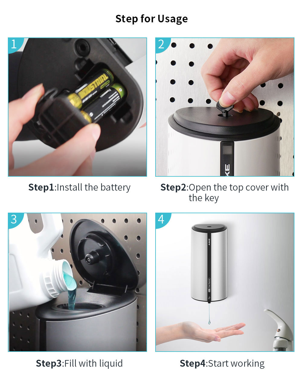 Automatic Liquid Soap Dispenser