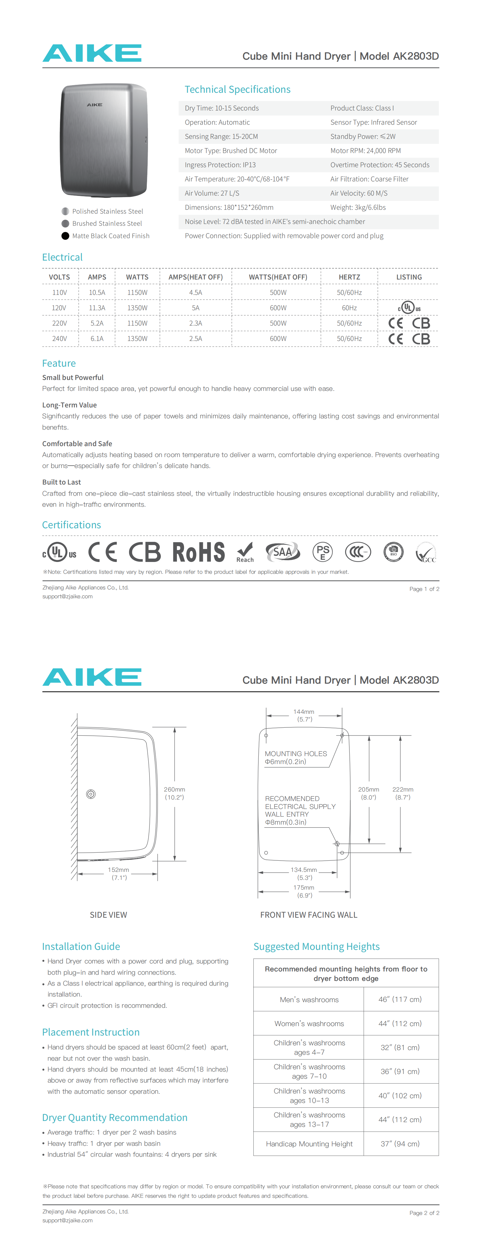 ak2803d specification sheet 20250508_00