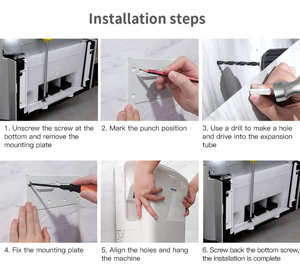 Dual Jet Hand Dryer