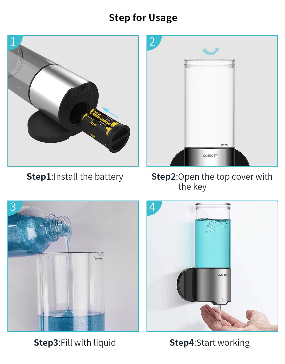 Automatic Liquid Soap Dispenser