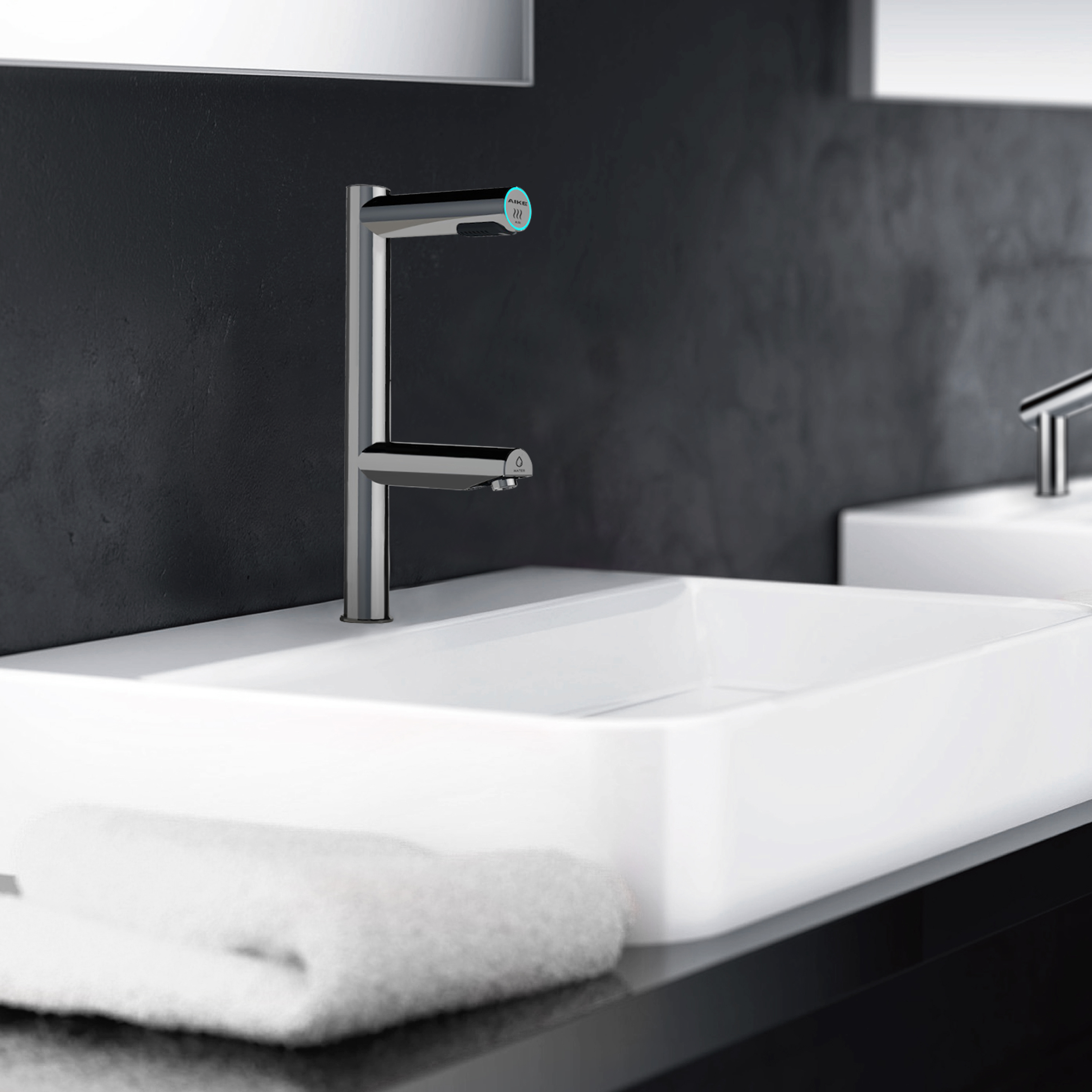 Hand dryer Evolution - AIKE air tap brings new experience